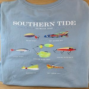 Southern Tide Fishing Lure Pocket Tee Shirt